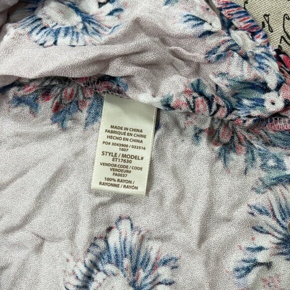 Ella Moss Pink Flutter Sleeve Blouse with Ruffled Bib Collar - Picture 8 of 11